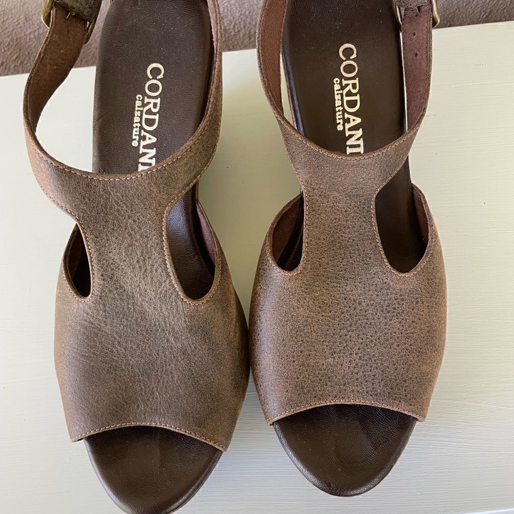 Cordani platform sandals size 38